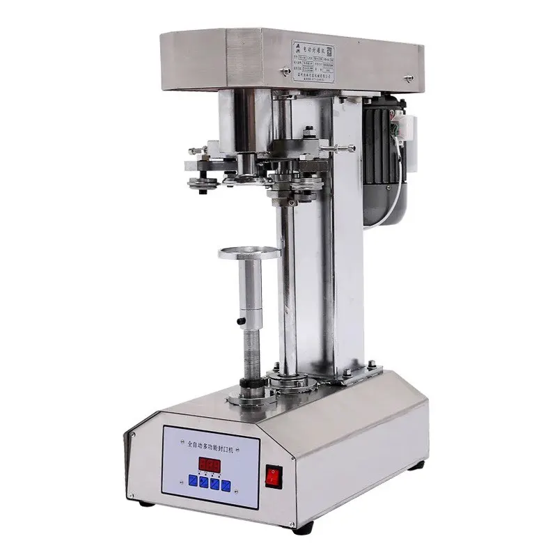 

Автоматическая коммерческая машина для запечатывания банок, электрическая машина для запечатывания банок, пластиковая банка/алюминиевая банка/образная банка/машина для укупорки бумажных банок