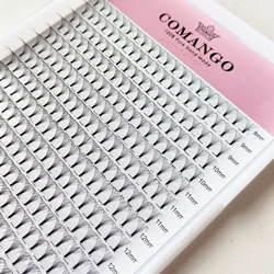 CoMango Wispy Premade Volume Fans 3-10D Individual Lashes Extension stelo corto 320 Fans Faux Mink Pre Made Russian Lashes
