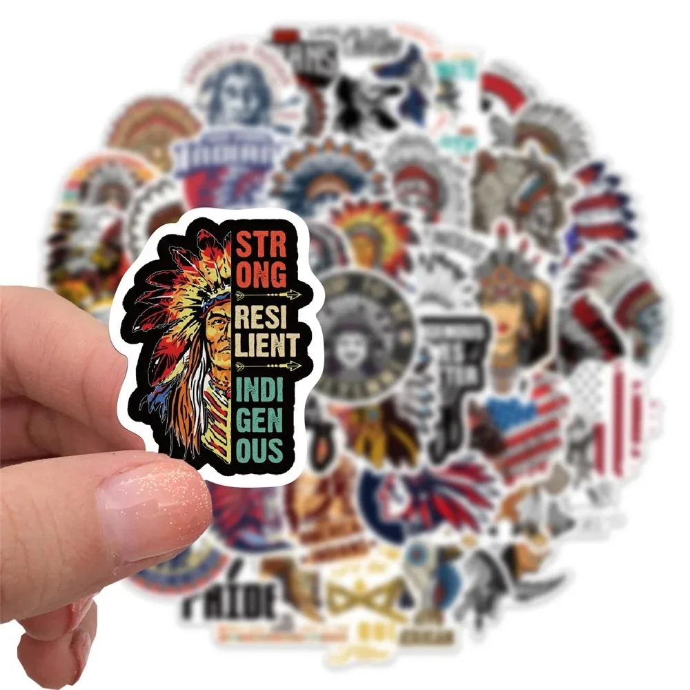 50PCS American Primitive Trend Graffiti Waterproof Sticker Toy Decoration Notebook Kids Gift iPadGuitarPVCSticker