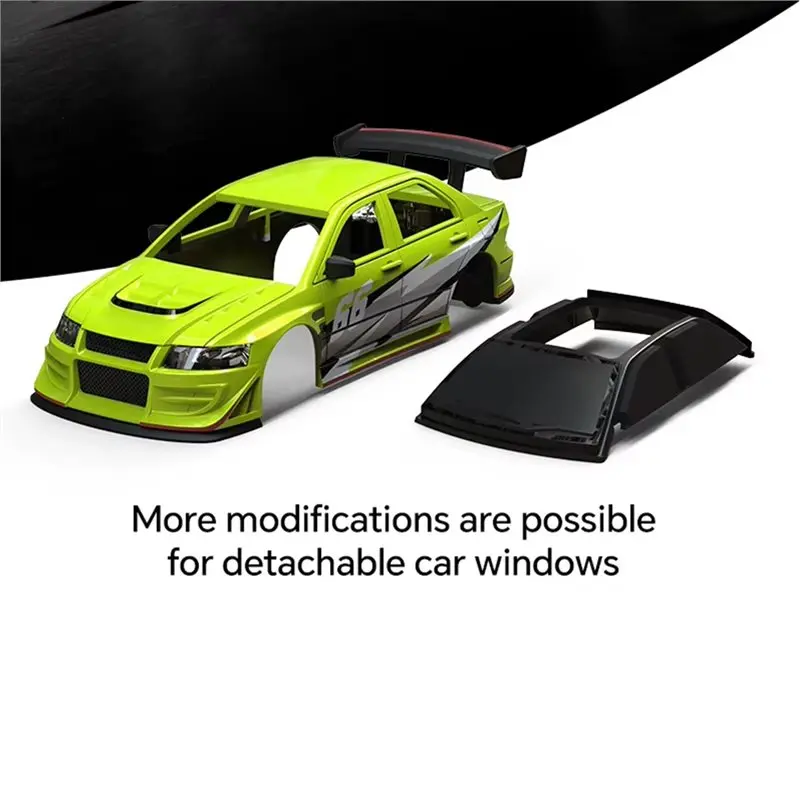 ABXE-1:76 C66 RC Car RTR 2.4G Radio Full Proportional Remote Control Car With Gyro Mini Desktop Racing Car