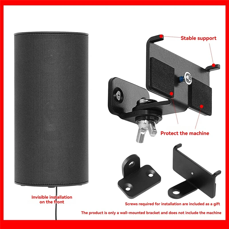 【B74A】For Sony HT-S60 Rear Surround Sound& Bookshelf Speakers Wall Mount Metal Bracket Home Theater Accessories