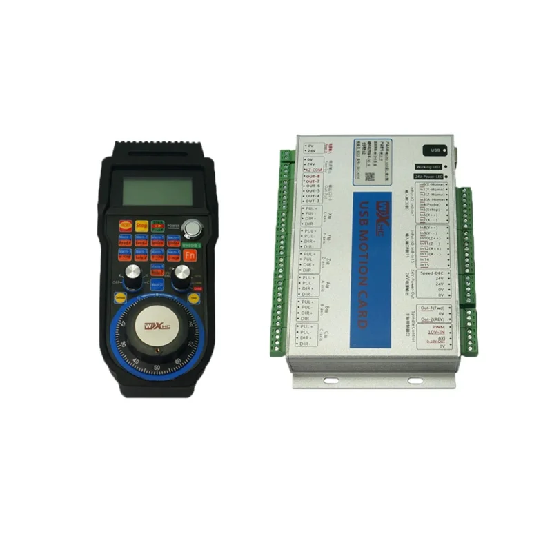 CNC Mach3 Controller Ethernet Breakout Board MKX-ET Spesial 3/4/6 AS WHB04B-4/6 Handhotel Nirkabel 2000KHz