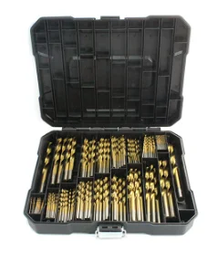 

230Pcs/Set HSS Drill Bits Titanium Drill Bit Set 118° Tip Twist Drill Bit Kit With Storage Case For Metal Steel Wood Plastic