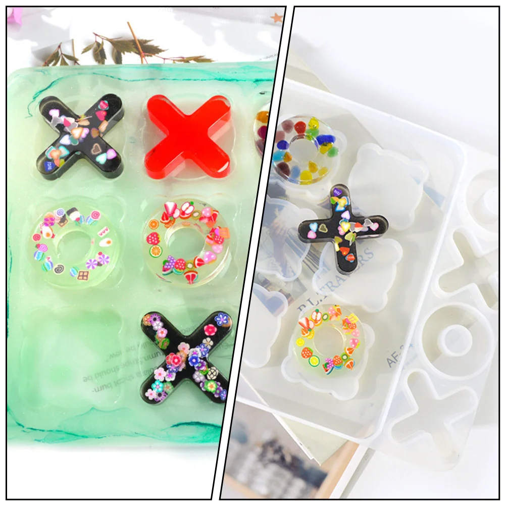 

Toe Resin Mold Silicone Diy Casting Molds Crystal Drip Epoxy Game Mold For Camping Picnic Travel School Durable
