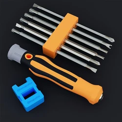 New 12 In 1 Magnetic Screwdriver Set Cross Flat Shaped Screwdriver Head Multifunctional Precision Handheld Maintenance Tool