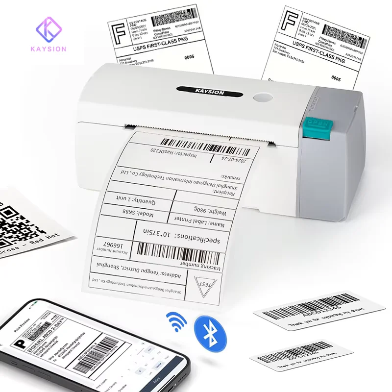 SINMARK SK45 Thermal Label Printer for 4x6 Mailing Packages Shipping Label Express Thermal Barcode Sticker Printer