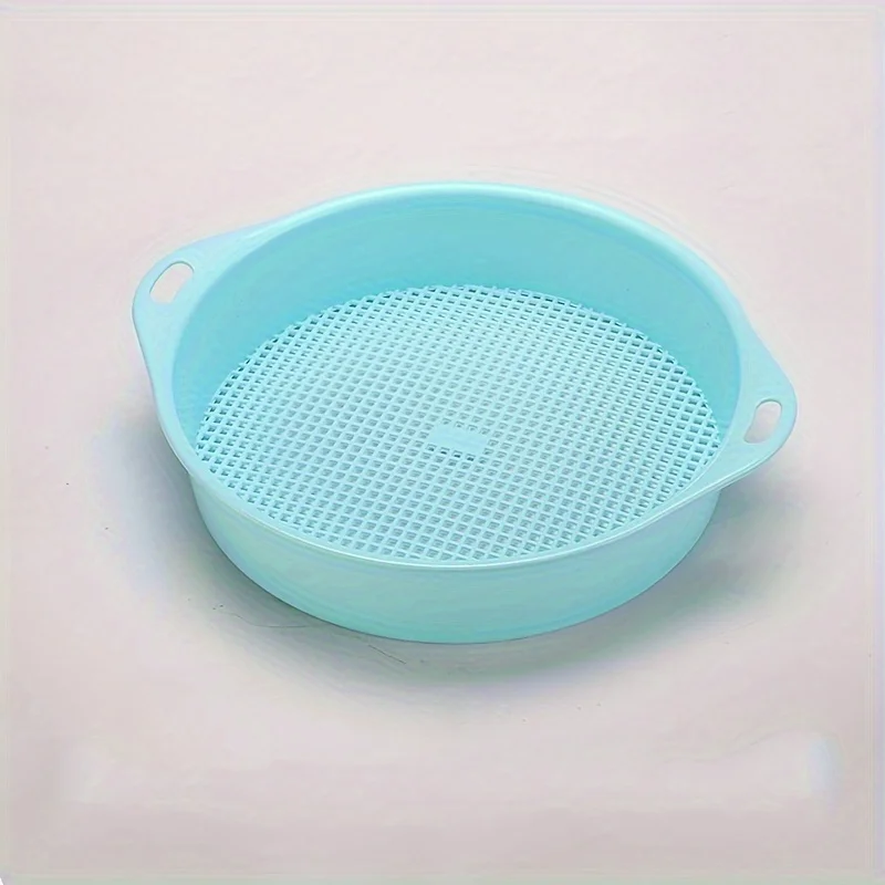 قطعة واحدة من البستنة سهلة الصنع: قطعة واحدة من مستلزمات البستنة، مناخل التربة، مناخل شبكية بلاستيكية، تصفية التربة المطحونة، الأحجار، أدوات عصارية