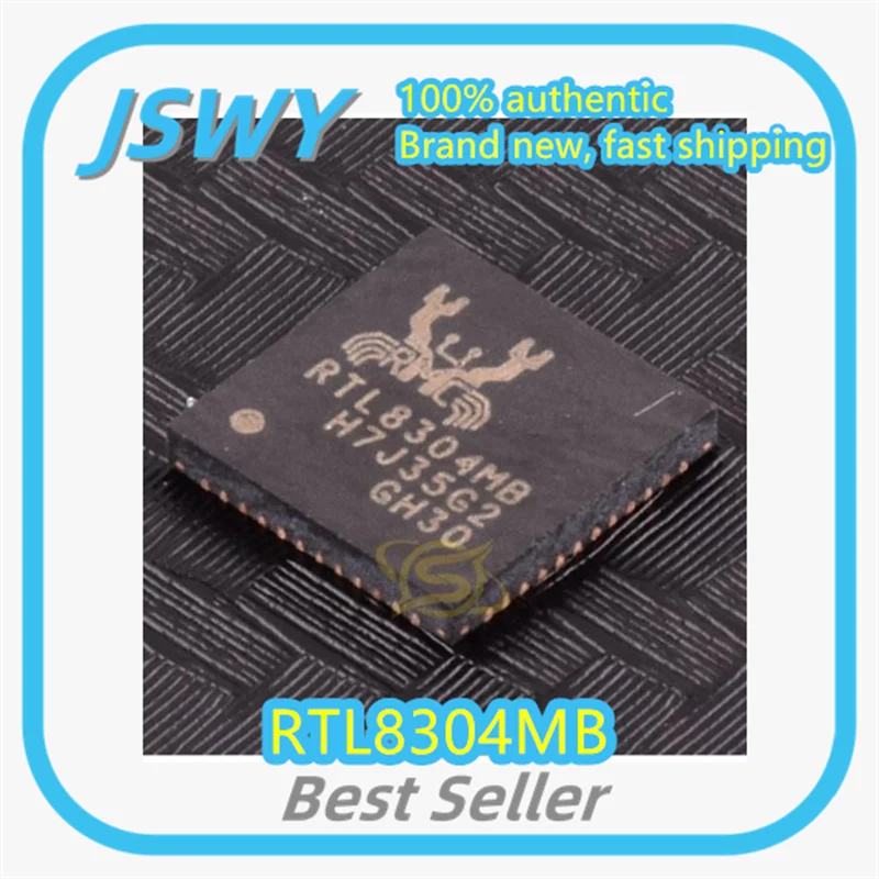 (3/30 pcs) RTL8304MB RTL8304 QFN-48 Ethernet Controller Chip Genuine Authentic Stock Fast Shipping Bestselling Electronics