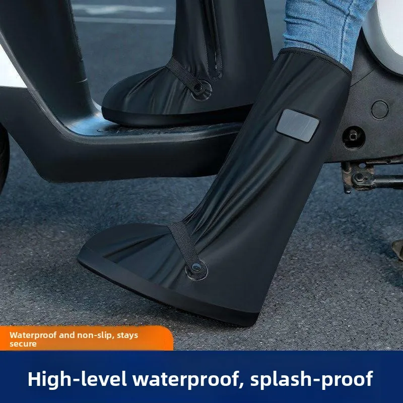 

Thickened Anti-Slip Wear-Resistant Waterproof High-Tube Shoe Covers for Men And Women Rain Boots Shoe Covers for Rainy Days