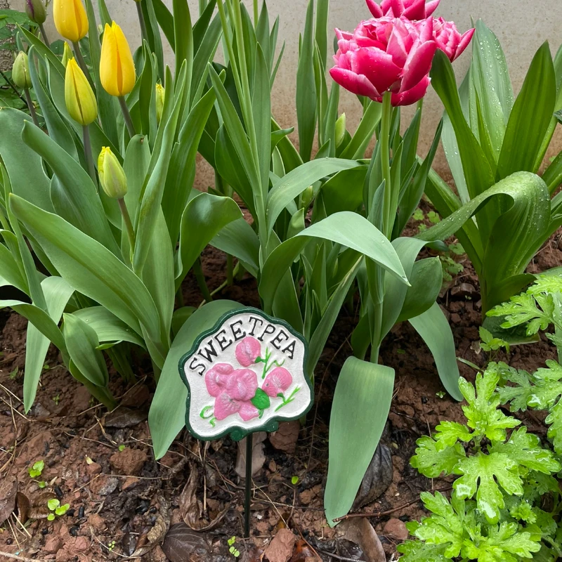 Cast Iron Do Old Vegetable Labeling Garden Courtyard Flower Planter Farm Insertion Plant Sign Balcony Horticultural Groceries