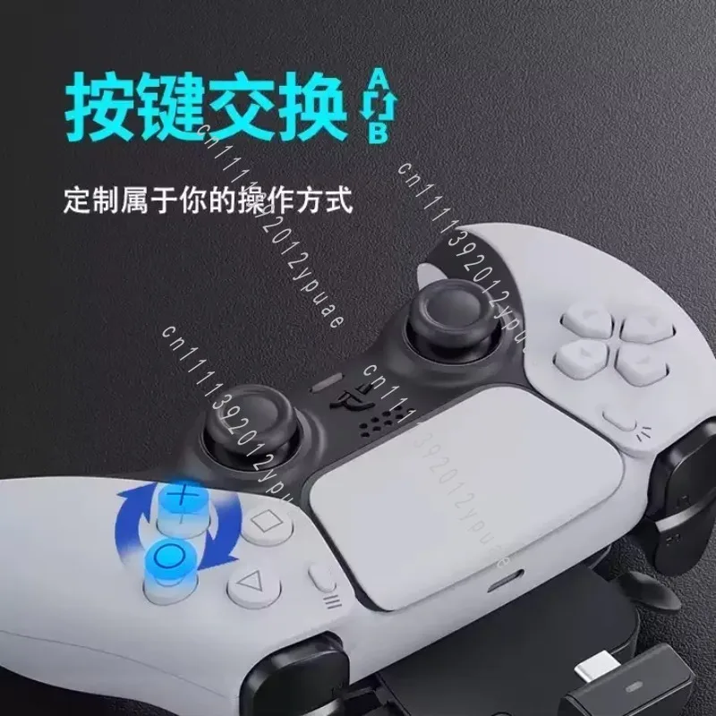 Programmable Back Button Attachment for Game Controller, Macro & Continuous Fire Function, Plug and Play Gamepad Accessory