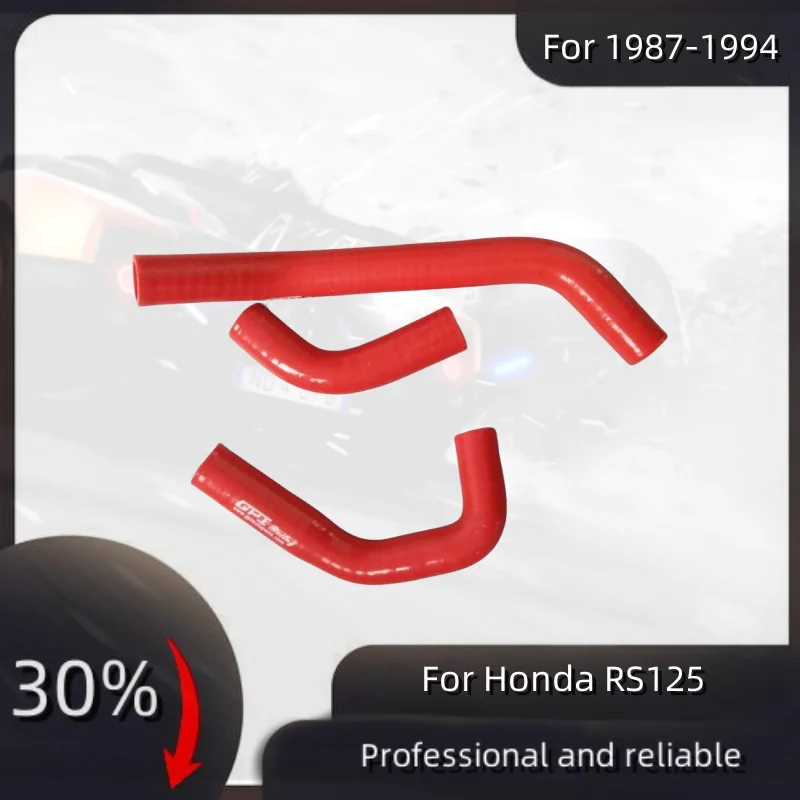 

For Honda RS125 1987-1994 RS 125 Silicone Radiator Hose Pipe Tube Kit 1987 1988 1989 1990 1991 1992 1993 1994