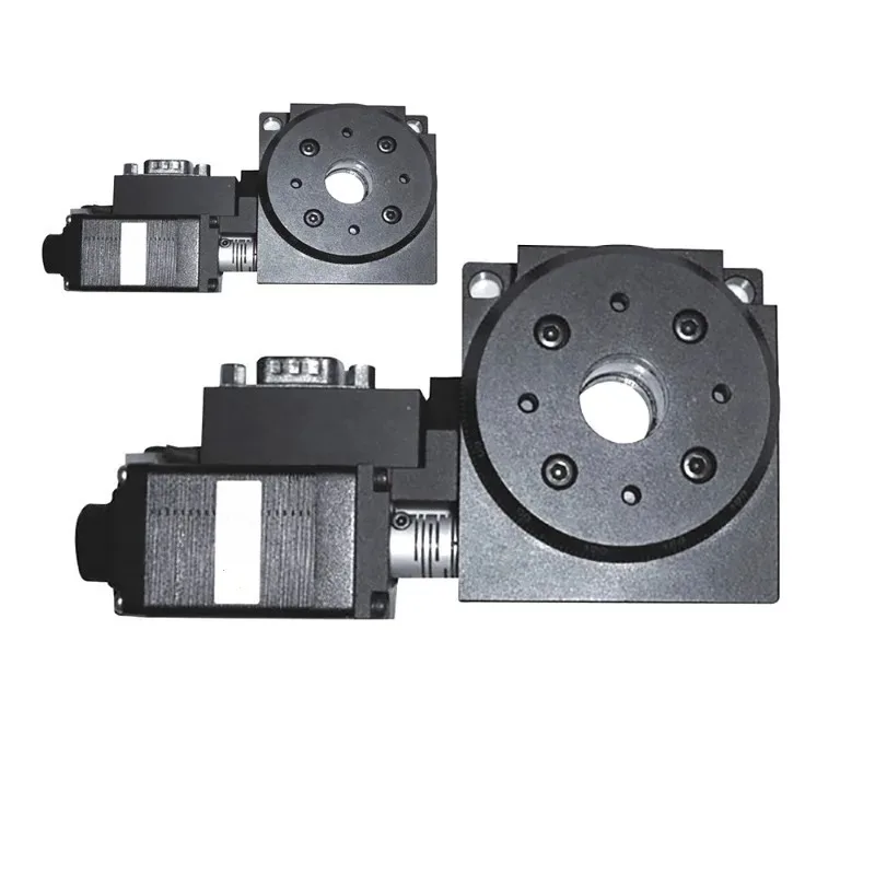 Precision micro piezoelectric linear actuator motor rotation direction electric rotating table electric rotating stage