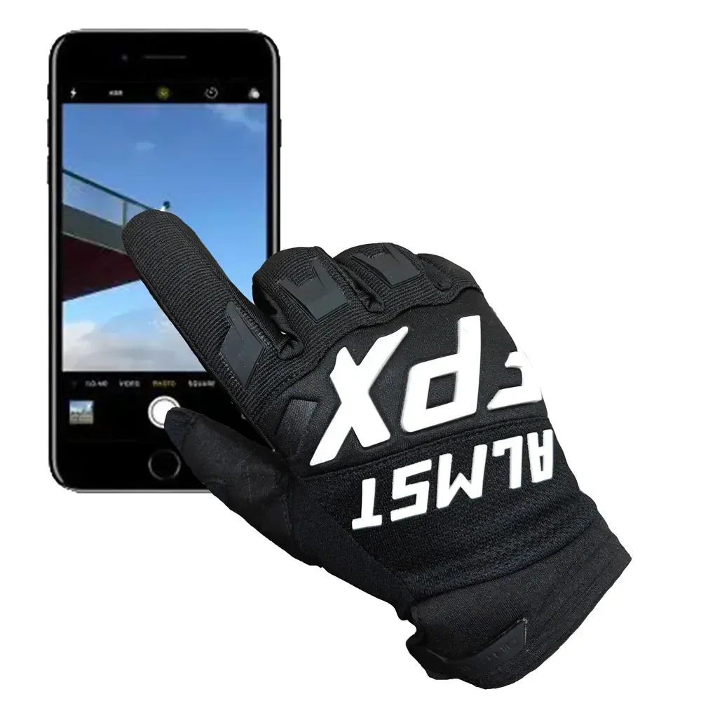 ALMST FPX Guantes de motocicleta de carrera para adultos Guantes transpirables de dedo completo para Motocross ATV MX UTV BMX Guantes para bicicleta