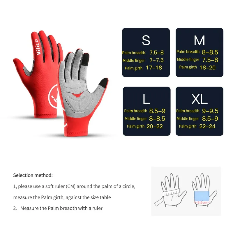 New Spring/Summer Outdoor Mountaineering Road Car Gloves Thin Shock Absorbing & Anti Slip MTB Bicycle Gloves Women Men