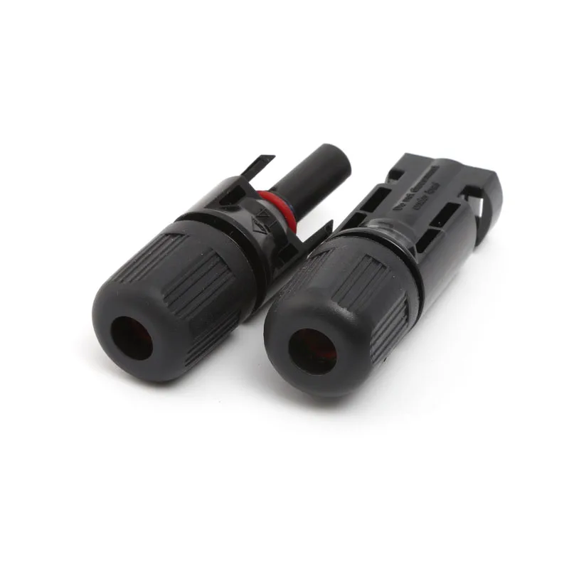 Pair of Solar Connector Solar Solar Plug Cable Connectors (male and female) for Solar Panels and Photovoltaic Systems