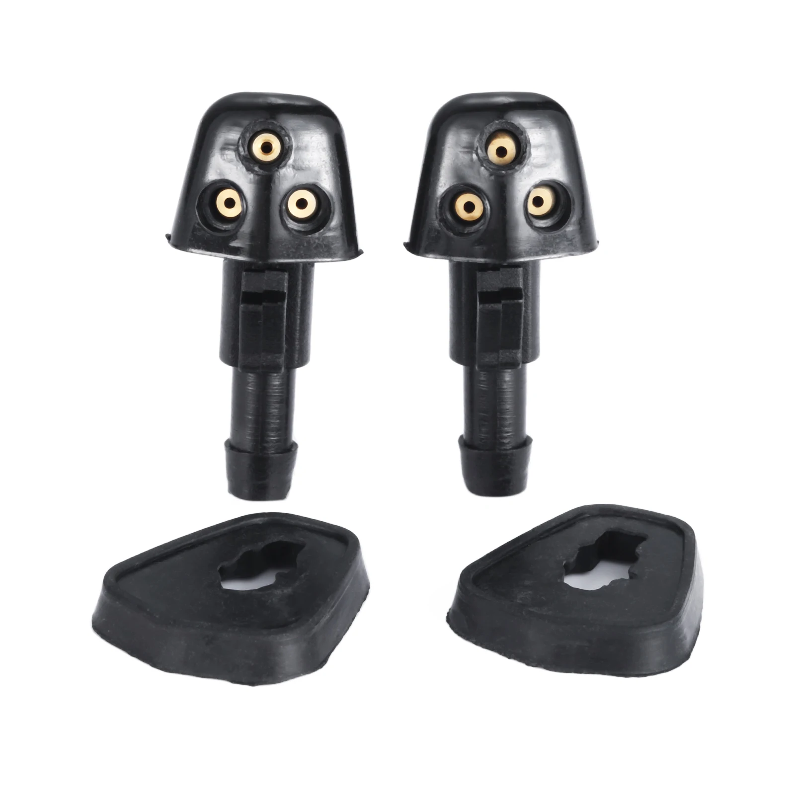 

2 Pcs ABS Plastic Front Windshield Wiper Washer Jet Nozzle For Suzuki Grand Vitara MK2 1998 to 2005 Black