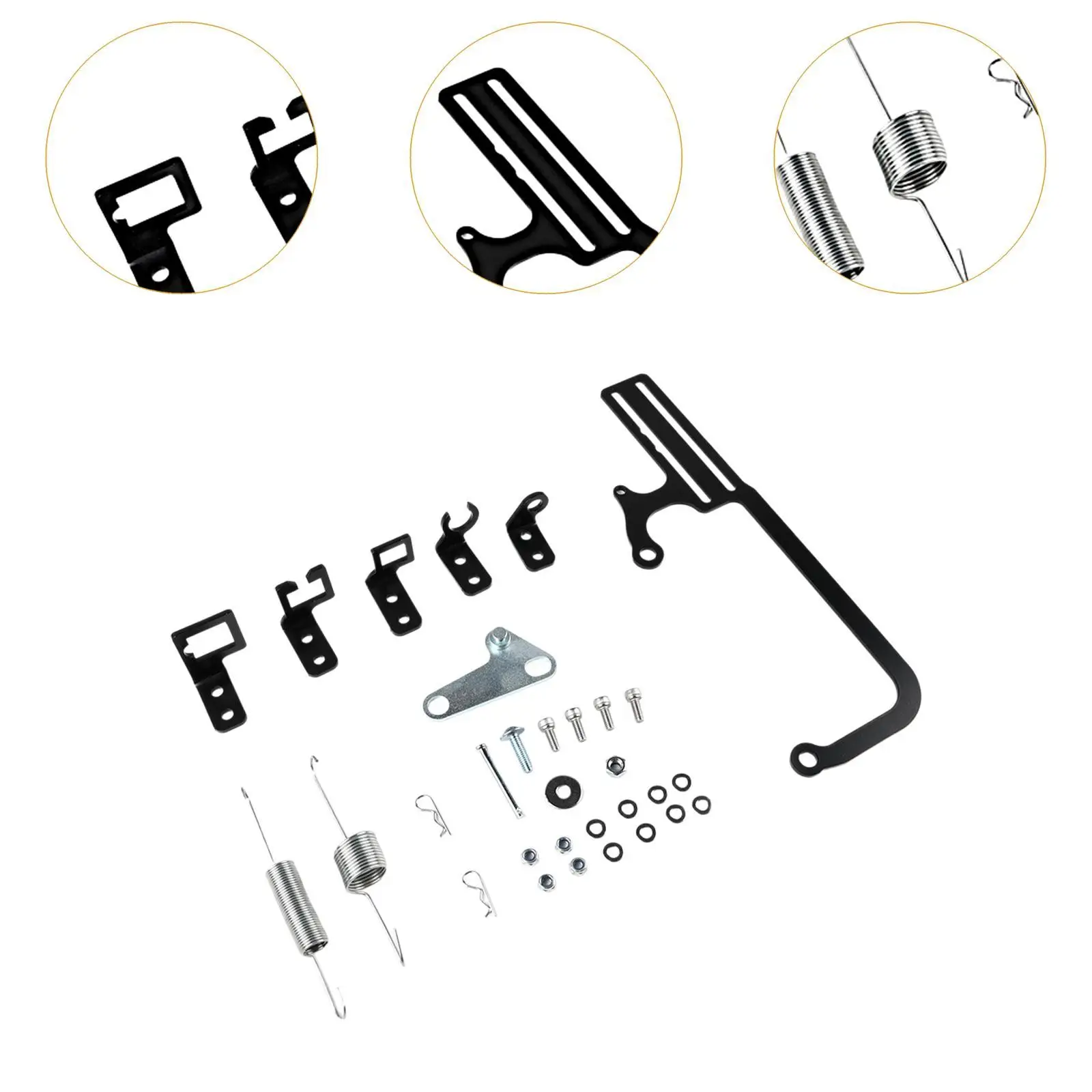 Kit de montagem de cabo de carro Suporte de montagem de cabo de acelerador de carburador de alto desempenho