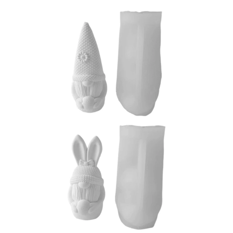 

Dwarf Silicone Mold Easter Rabbit Making Mold Resin Casting Mould Home Decoration DIY Craft