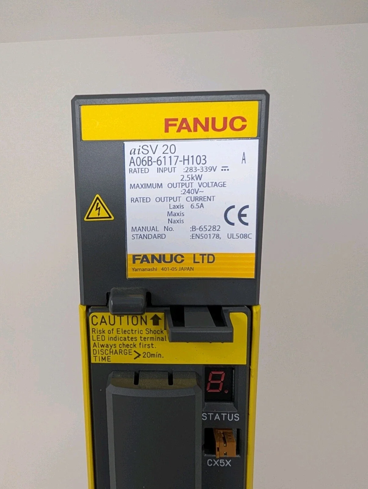 A06B-6117-H103 Fanuc Servo Amplifier For CNC Controller Tested Ok A06B 6117 H103