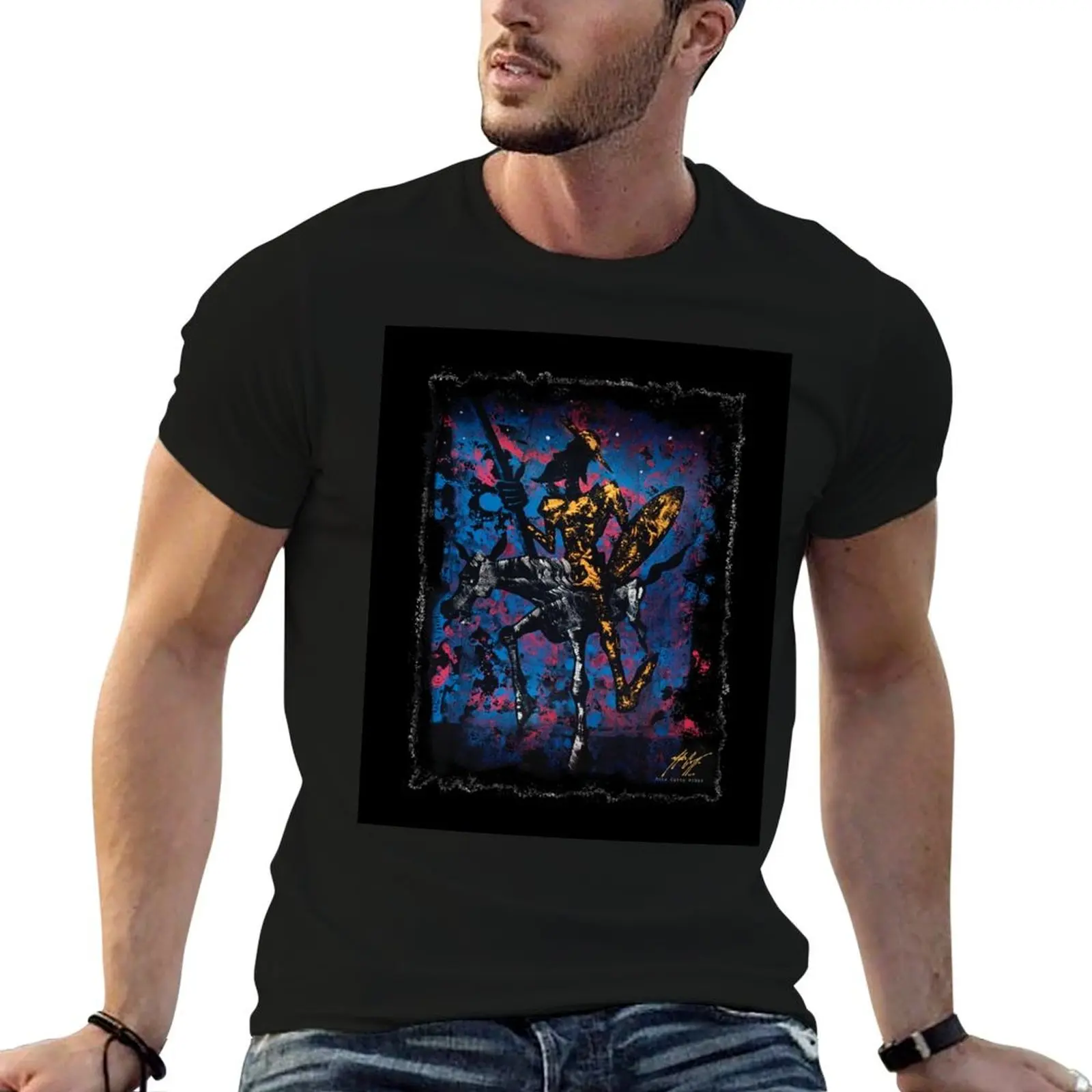 

Don Quixote en La Mancha T-Shirt valentines clothes animal prinfor boys men t shirts