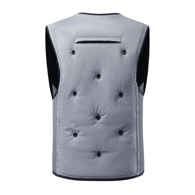 Evaporative Cooling Vest Men Summer High Temperature Work Outdoors Construction Heat Relief Water Injection Cooling Vests Man