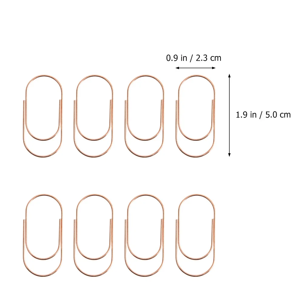 20 قطعة من مشابك الورق المعدنية الملونة الناعمة لمكتب المدرسة والمنزل ومستلزمات تنظيم المستندات ومجموعة مشابك