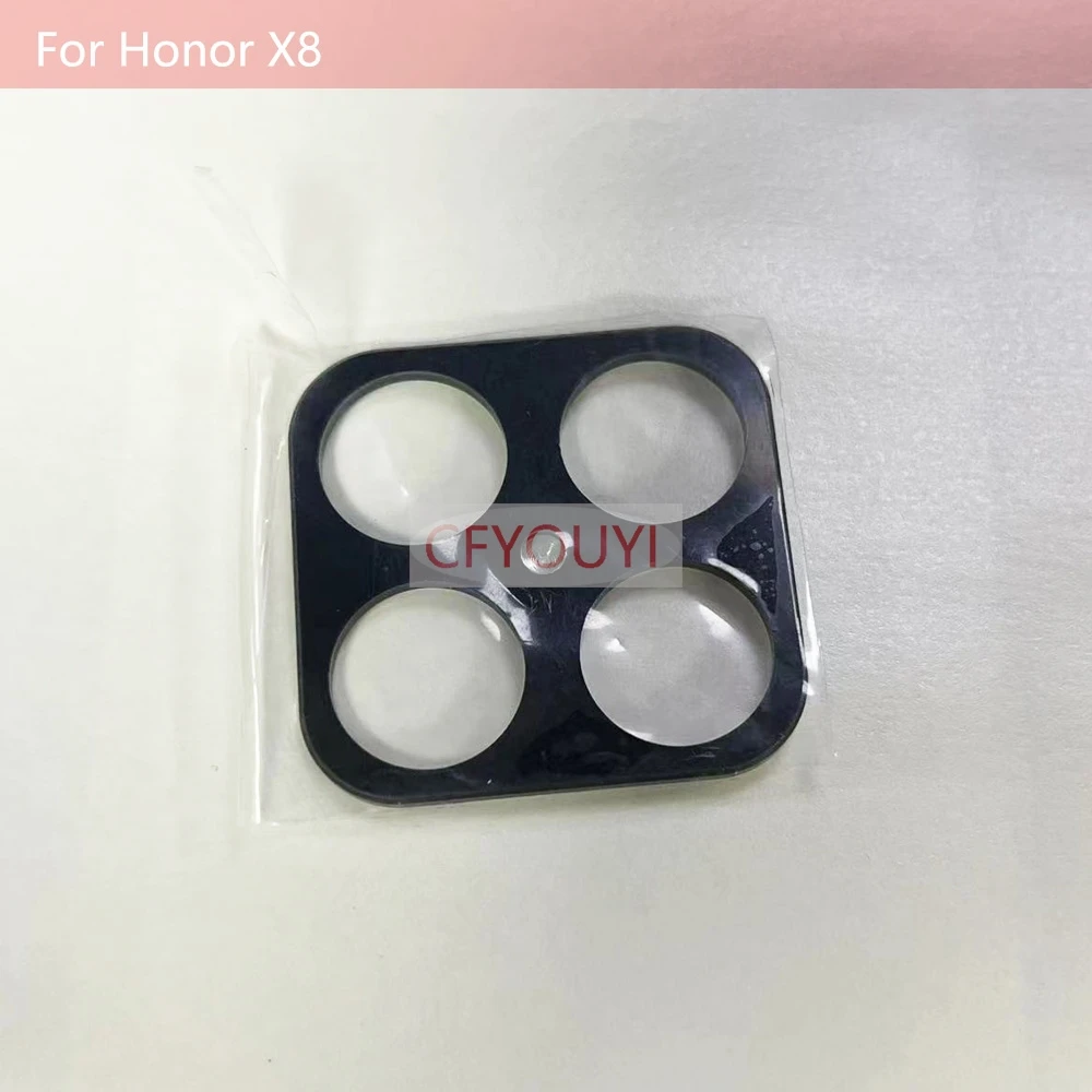 For Honor X8 Back Camera Lens Cover With Adhesive Stickers Replacement Part