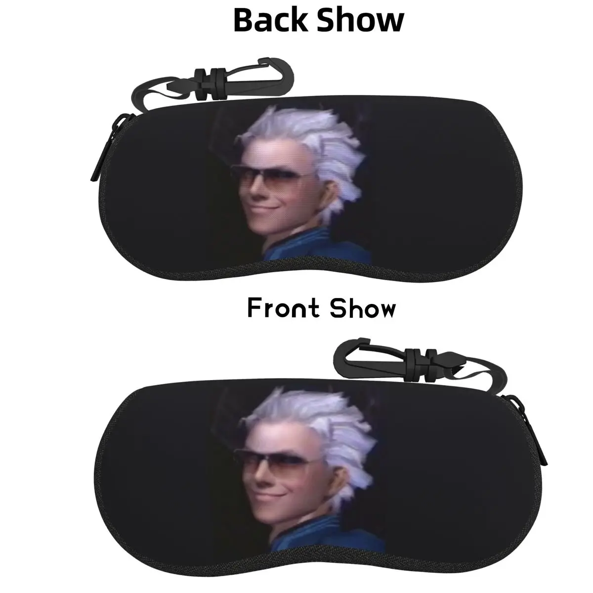 

Vergil From The Devil May Cry Seri Shell Чехол для очков Защитная коробка для солнцезащитных очков Женская и мужская мягкая сумка для очков