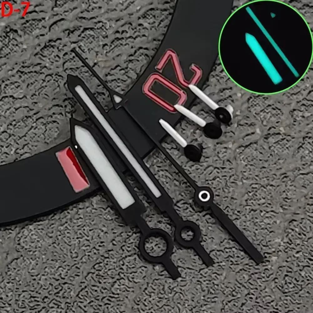 إكسسوارات تعديل عصرية مناسبة لحركة VK63 متعددة الوظائف كرونوغراف ستة دبوس مؤشر Rx GMT ساعة الأيدي