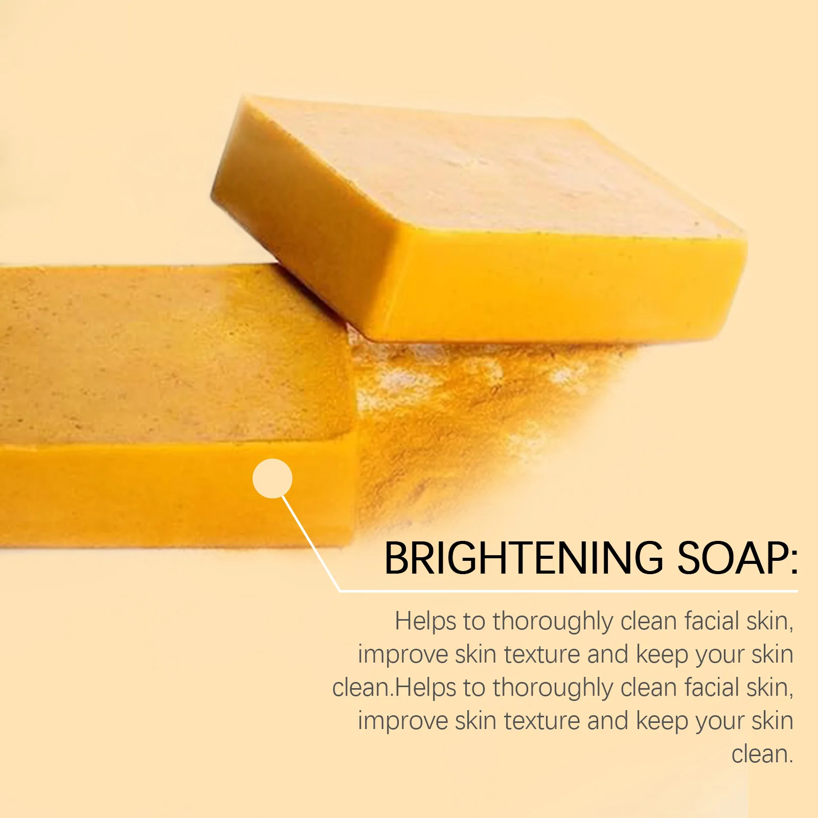 Мыло ручной работы с куркумой, осветляющий отшелушивающий увлажняющий очищающий лимонный душ с койевой кислотой, глубокая очистка лица, уход за кожей тела
