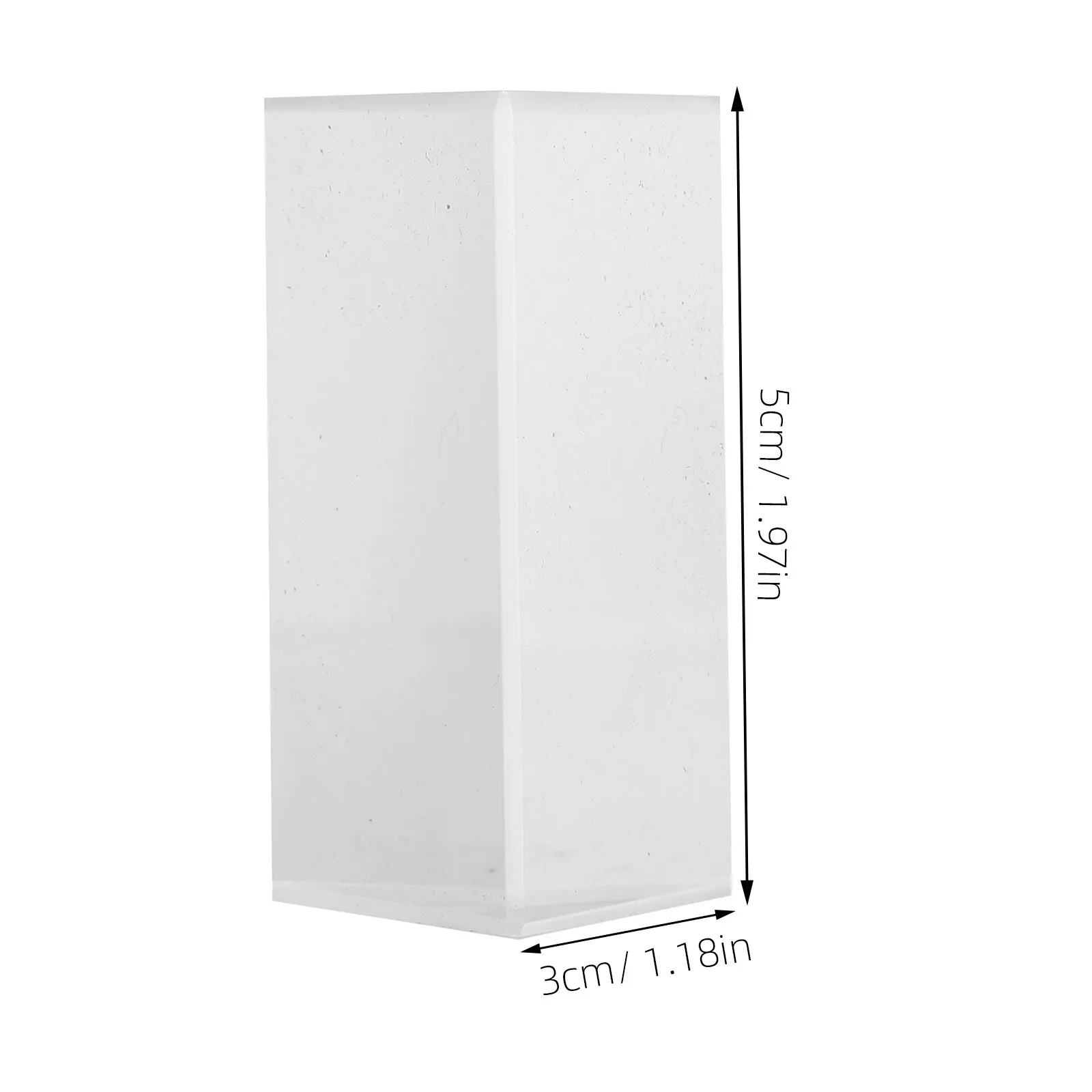 2Pcs Optical Crystal Triangular Prism for Photography Light Refraction Effects Physics Teaching Science Classroom Lab Experiment
