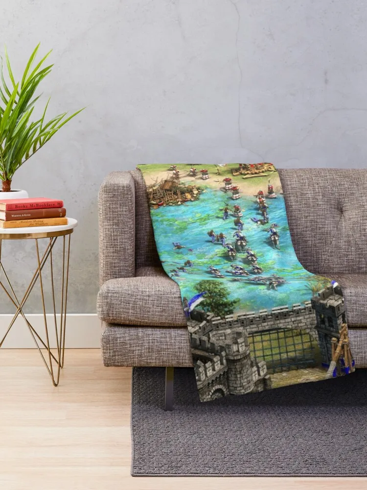 Age of Empires 2- Britons Throw Blanket Beautifuls Sofa Quilt fluffy christmas decoration Blankets