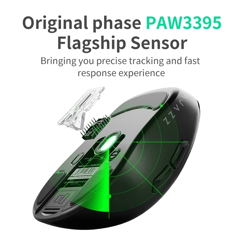 

Беспроводная игровая мышь AJAZZ AJ179NL AJ179NLP Star Flash Edition с датчиками PAW3311/PAW3395, разрешением 12K/26K DPI, эргономичная