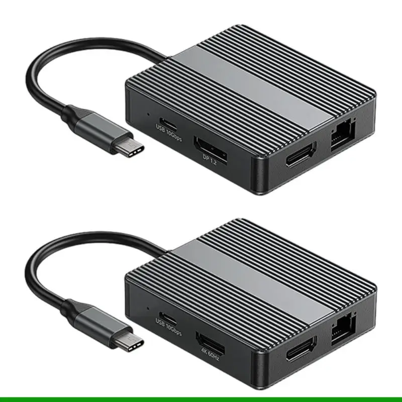 

U55C 7 in 1 USB C Docking Station 4K 60Hz HDTV Fast Charging Aluminum 2xUSB3.2+USB C