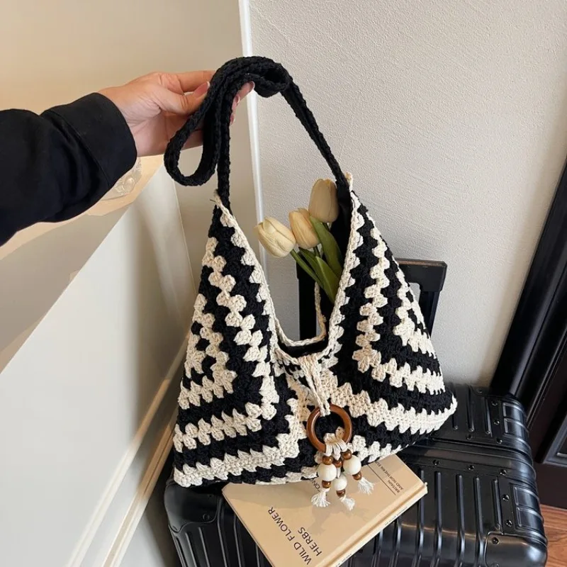 

Stylish Luxury Diaper Bag Women Crossbody Messenger Bag High-End Designer Minimalist Fashionable Large Leather Tote Bag