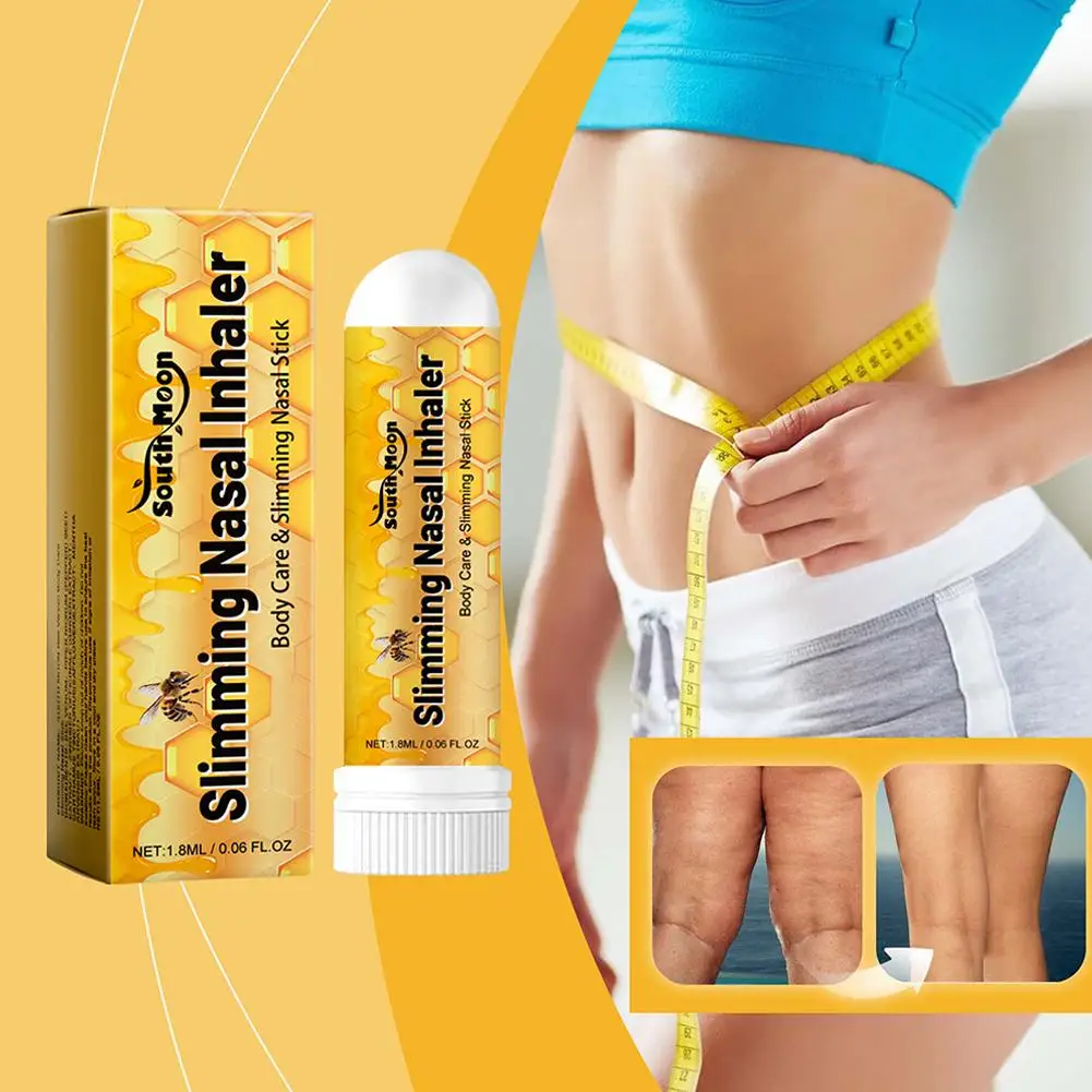 South Mon Bee Body dimagrante inalatore nasale per Stick rimuovere l'addome Cellulite bruciare i grassi perdere peso Stick nasale disintossicante a base di erbe