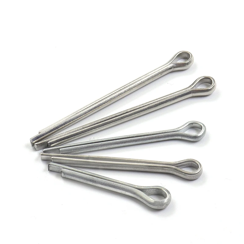 Carbon Steel White Zinc Split Pins U Shape Spring Cotter Hair Pin Tractor Open Elastic Clip M1 M1.5 M2 M2.5 M3 M4