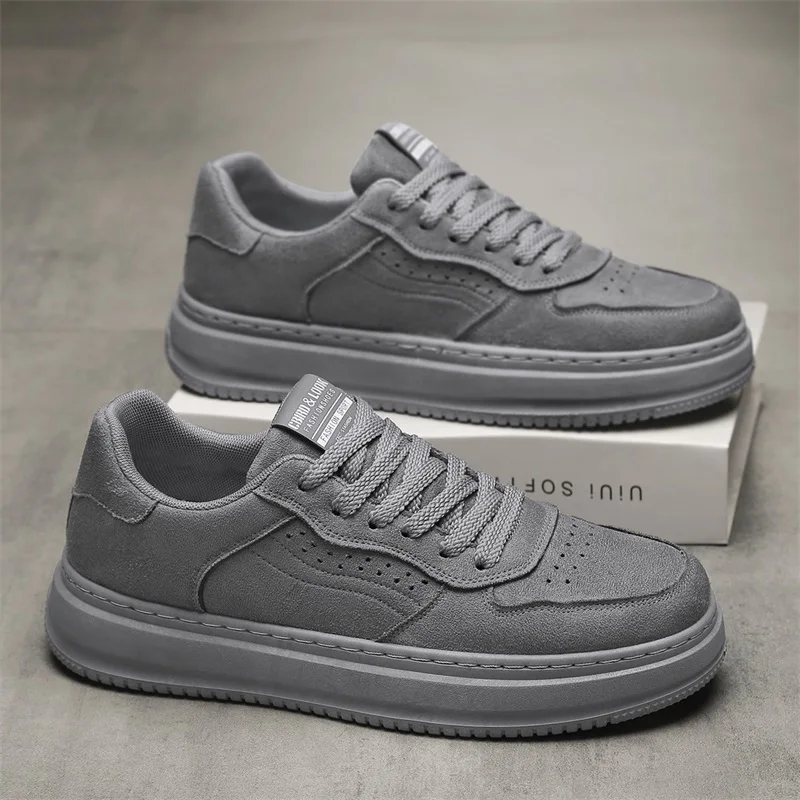 

Men's casual shoes four season fashion versatile thick sole outdoor anti slip wear-resistant comfortable breathable casual shoes