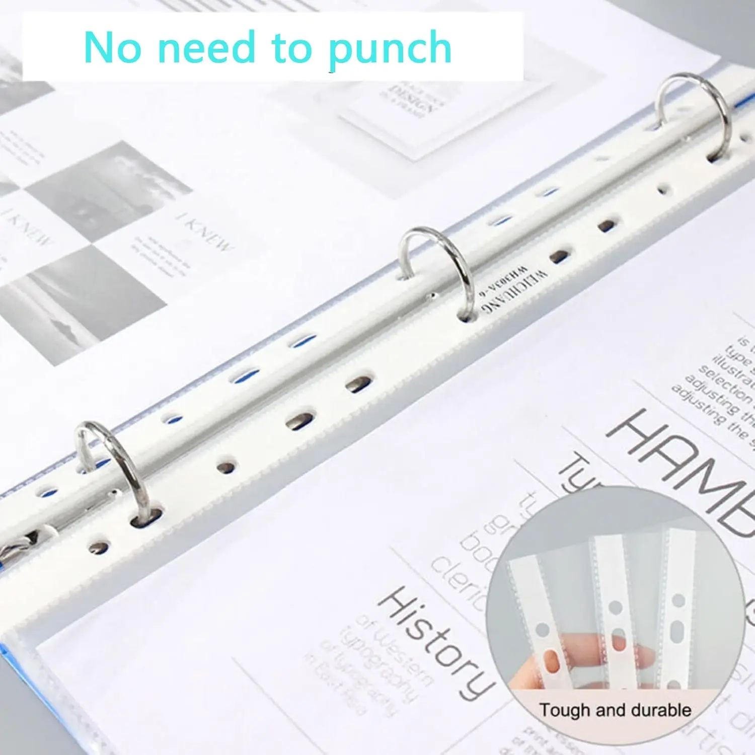 200 Pcs A4 Clear Document Folder, Waterproof Case Transparent Document Bag Paper Holder File Folder, Clear Plastic Folder
