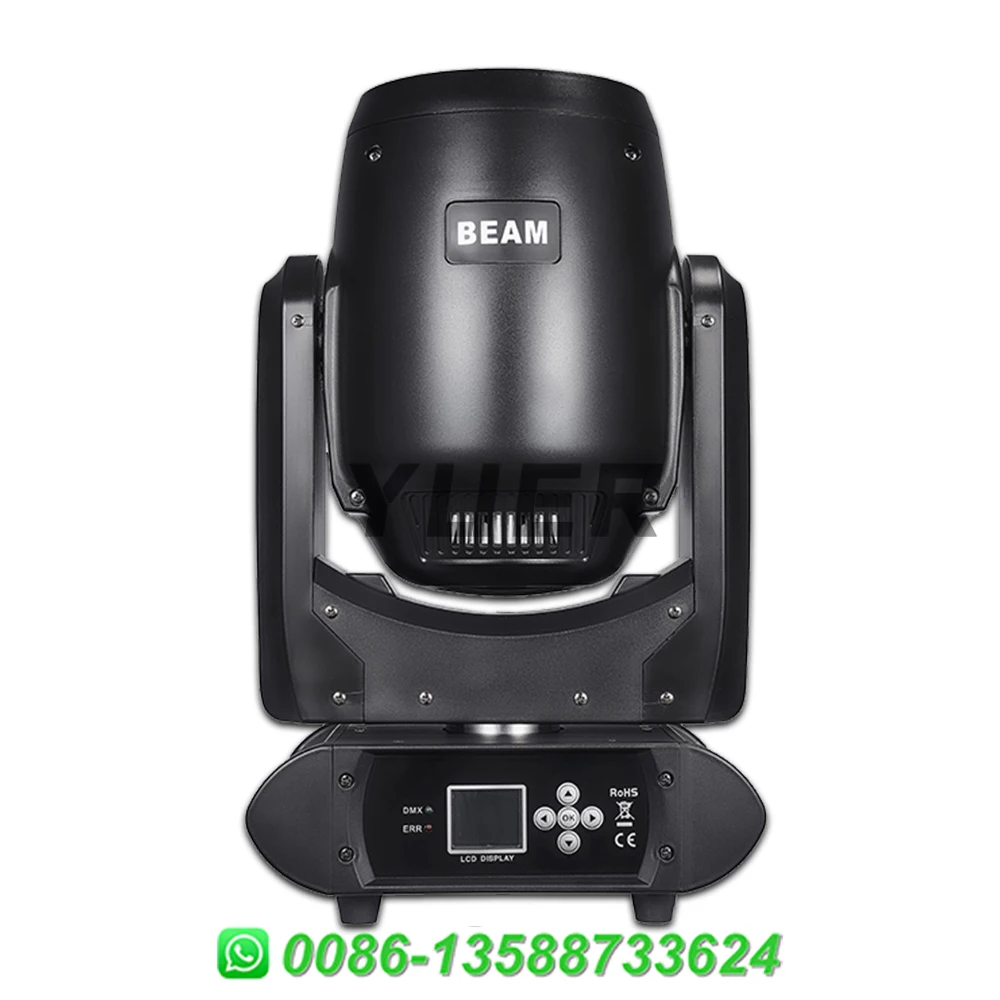 Imagem -02 - Feixe Spot Moving Head Light com Abertura 18 Prism Efeito Rainbow Dmx512 dj Disco Party Club Efeitos de Palco 200w Pcs por Lote