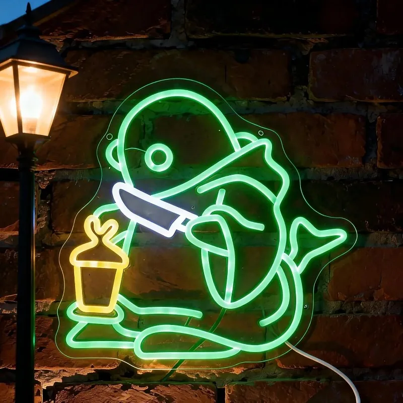 mysterious-lantern-bearer-neon-sign-green-glow-usb-dimmable-led-wall-art-light-for-fantasy-fans-curious-minds-room-decoration