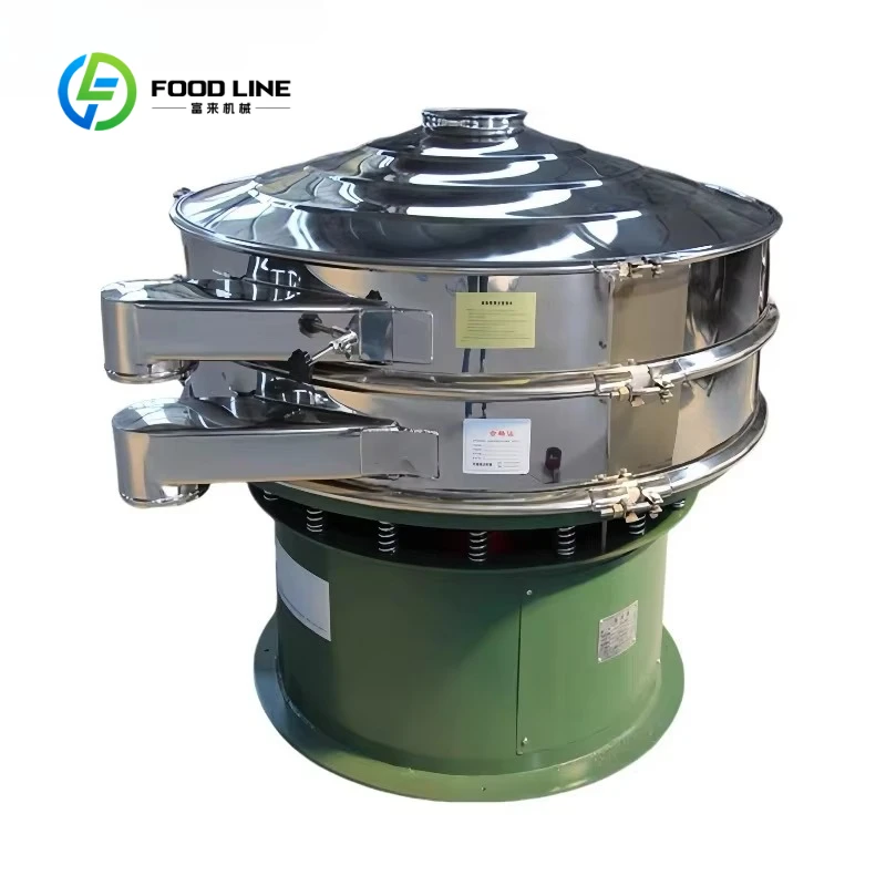 Customized Stainless Steel Rotary Vibrating Screen for Coffee Bean Size Grading and Sorting Machine Multi-layer Round Sifter