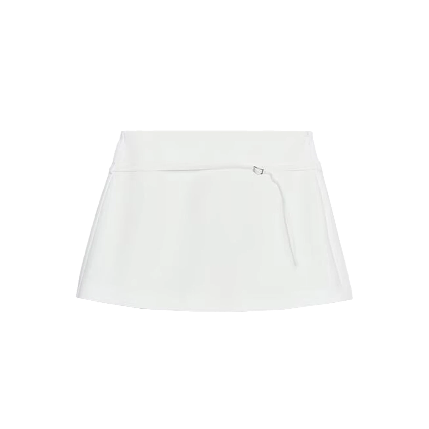 Casual Belted Skirt Pants Women's Daily Wear Versatile Autumn 2025 New Sle Z Stand Fit A-Line Skirt Mid-Waist