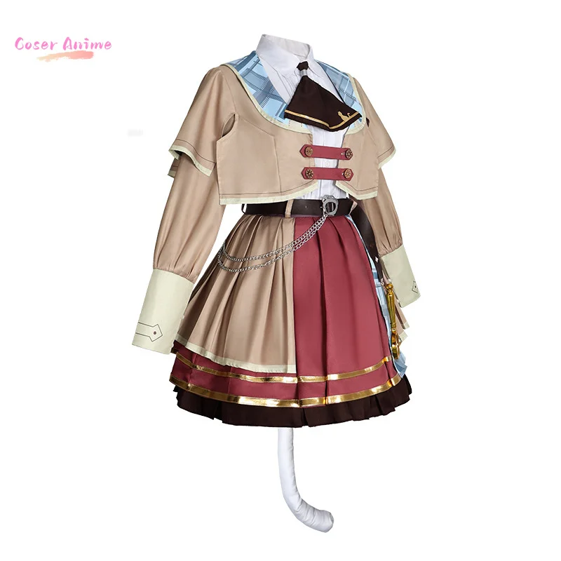 게임 프로젝트 세카이 컬러풀 스테이지! 아즈사와 코하네 코스프레 의상 유니폼 할로윈 파티 여성용 남성용 카니발 소품