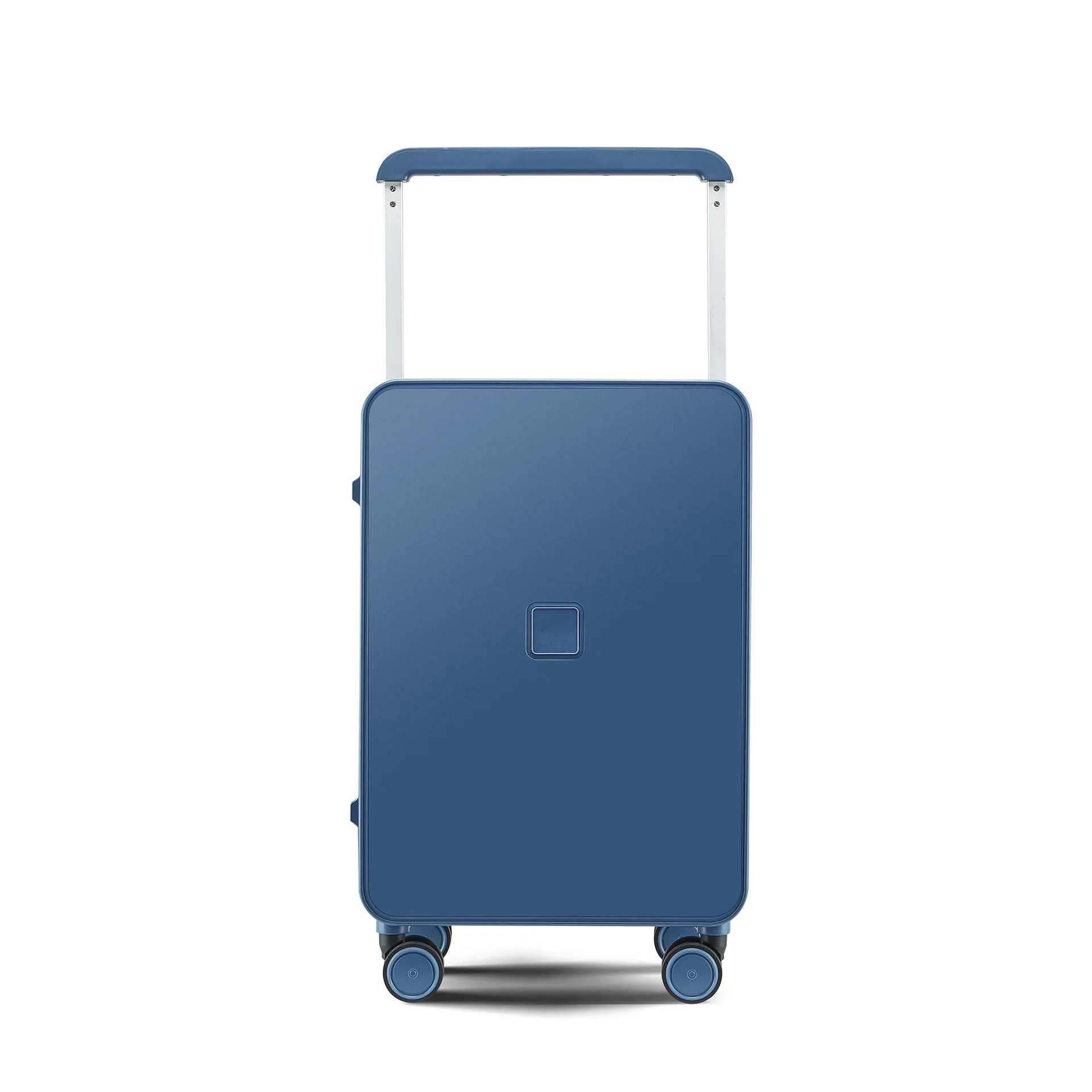 Super hard can sit boarding box wide trolley luggage silent wheel PP strong durable suitcase