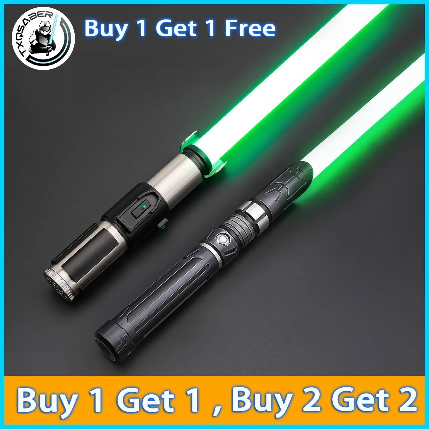 

【Buy 1 Get 1 Free】 Yoda Neo Pixel SNV4 Proffie 2.2 RGB Heavy Dueling 27sound Colors Change Metal Hilt Sword Cosplay Gift