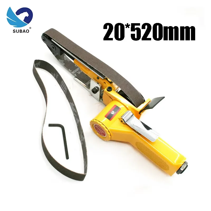 

SUBAO SD20B pneumatic sand belt sanding machine sand belt adapter pneumatic DIY sand belt angle grinder grinder 20 * 520mm