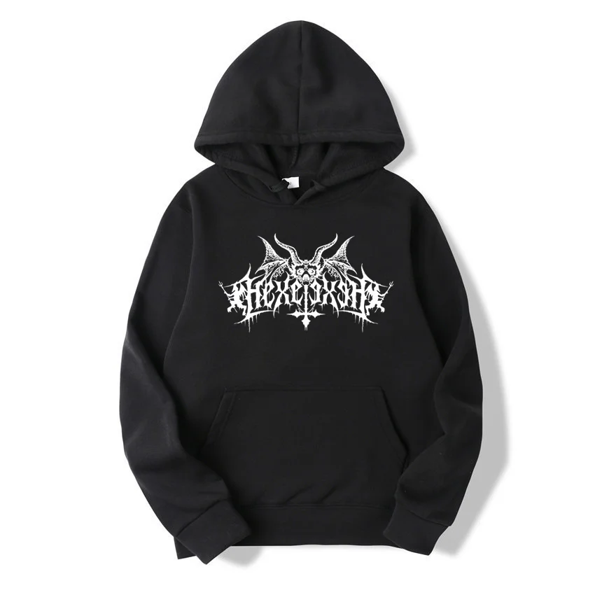 

2025 Men's Fashionable Casual Hooded Sweatshirt with Skull Print Halloween Men's and Women's Warm Hooded Sweatshirt Pullover2025