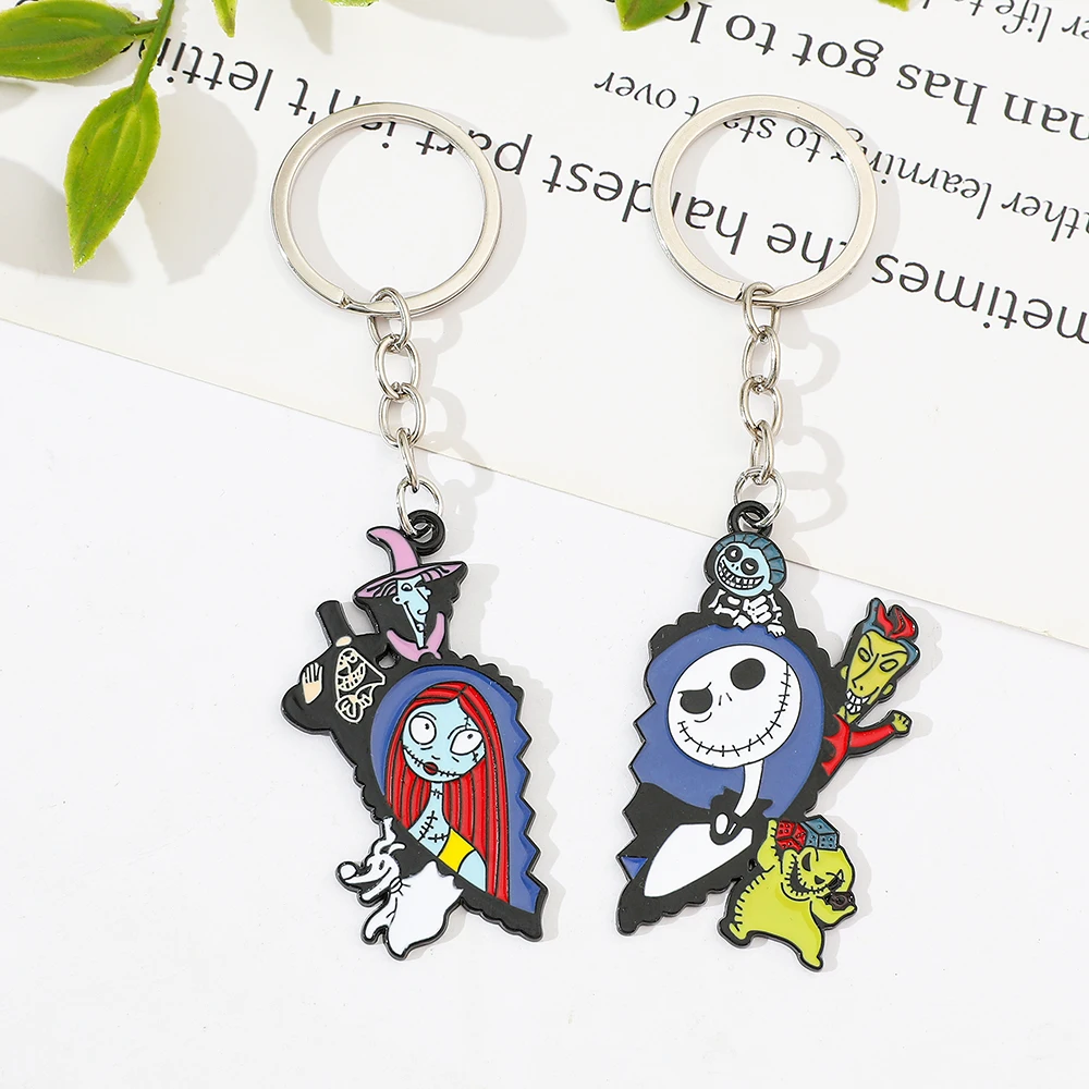 The Nightmare Before Christmas sleutelhanger Sally Jack Skellington Halloween sleutelhanger rugzak sleutelhouder accessoires